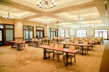 Texas Rangers Golf Club Classroom Setup