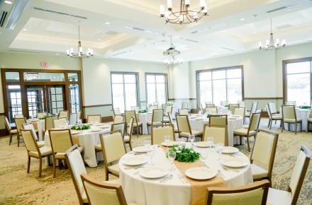 Texas Rangers Golf Club Banquet Setup