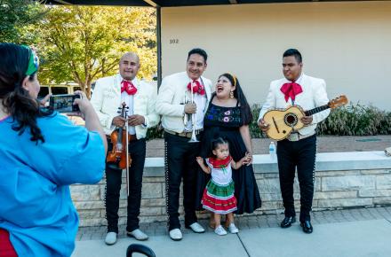 Mariachi on Levitt lawn for Hispanic Heritage Celebration Sept. 2022