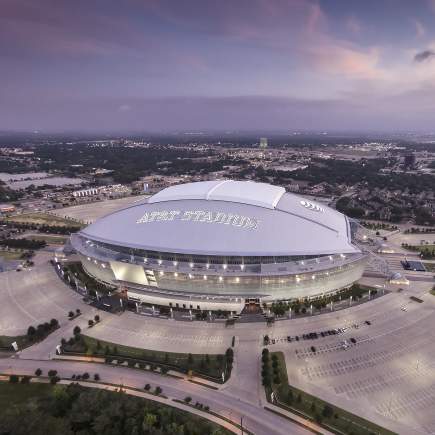 Aerial View Of AT&T Stadium