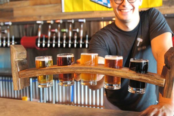 Legal Draft beer flight