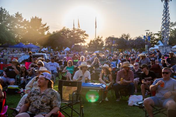 Crowd at DreamFest Levitt Pavilion