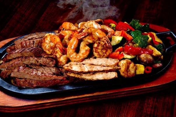Food at Mariano's Hacienda restaurant