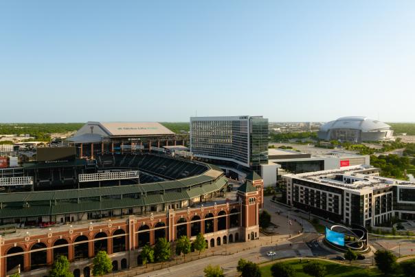 Arlington Skyline Aerial Drone Shot 2025