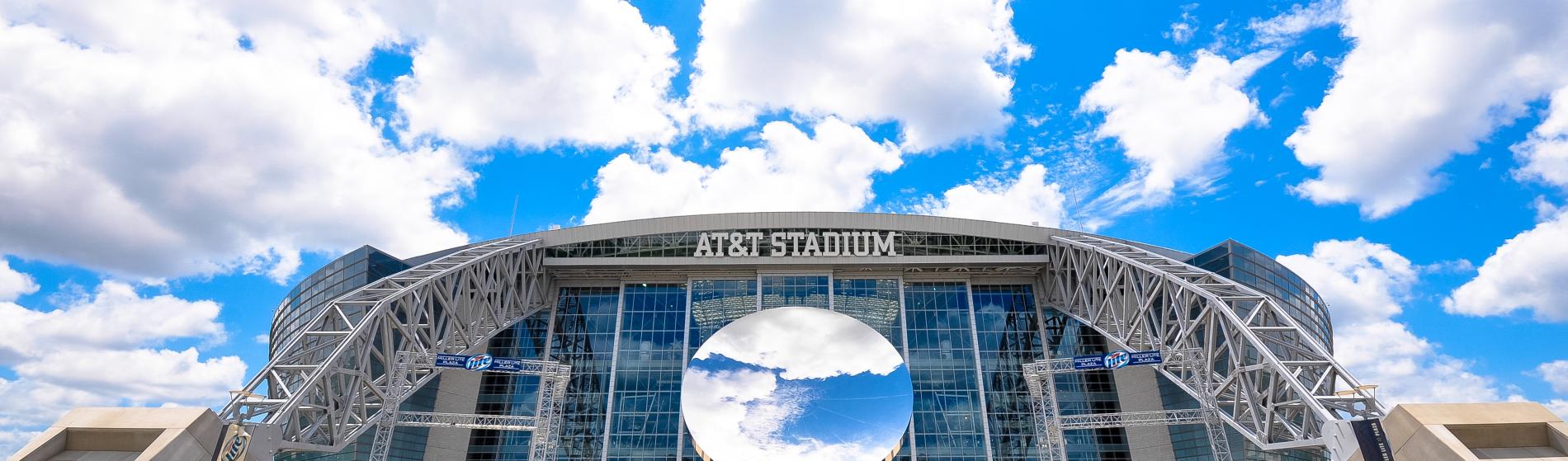 Sky mirror AT&T Stadium