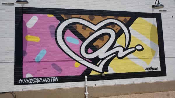 Sugar Bee Sweets Bakery Mural by Tex Moton