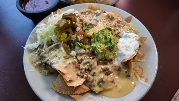 Papaya Mexican Grill nachos
