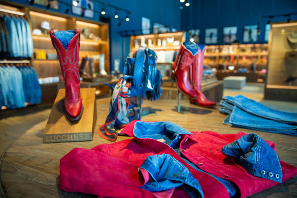 Lucchese boots and merchandise