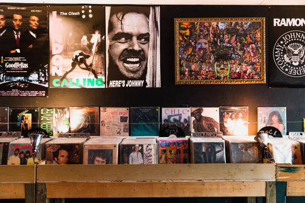 Growl Records - Vinyl Display