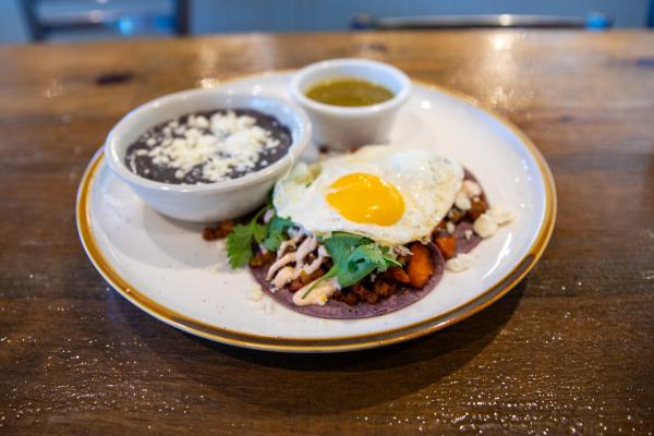 Egg Bar Brunch - The Sweet Heat Taco