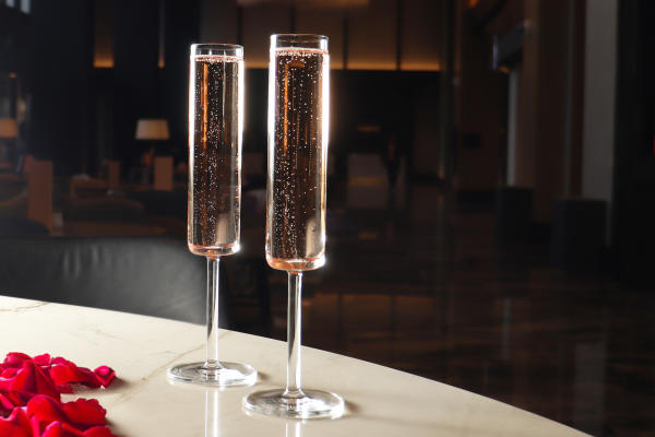 Loews Valentine's Dinner champagne