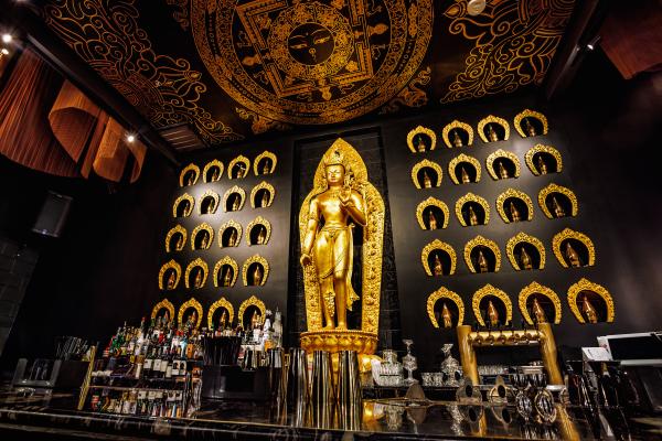 Taipo Behind the Door Bar and Statue