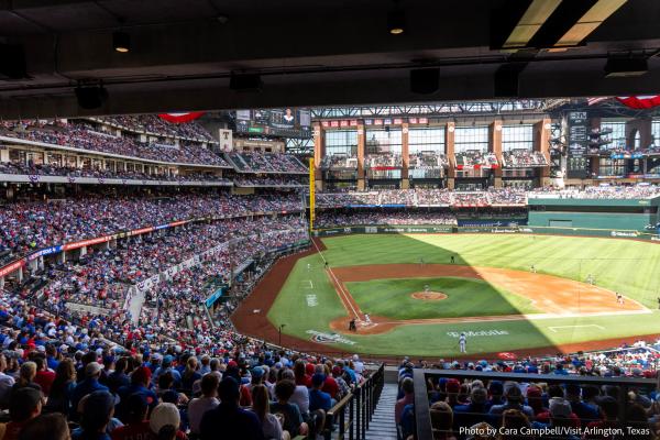 Globe Life Field Opening Day