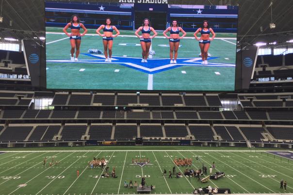 DCC Cheerleader tryouts