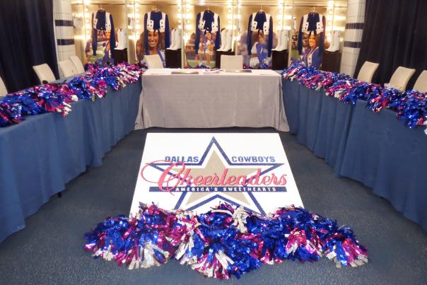 Dallas Cowboys Cheerleader Auditions Judges' room