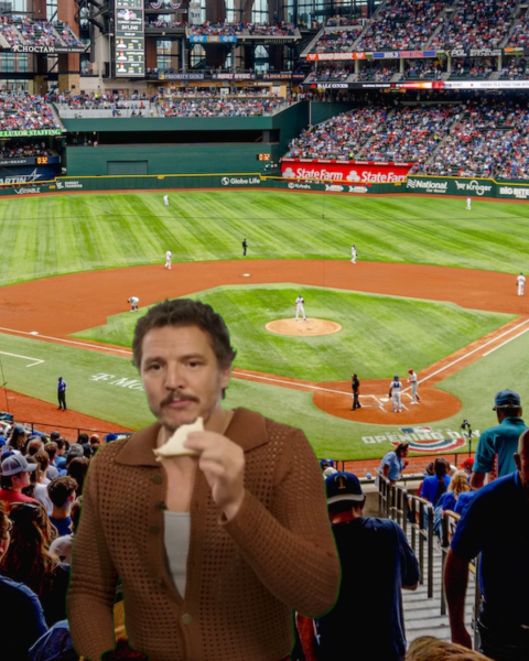 National Selfie Day Pedro Pascal Globe Life Field