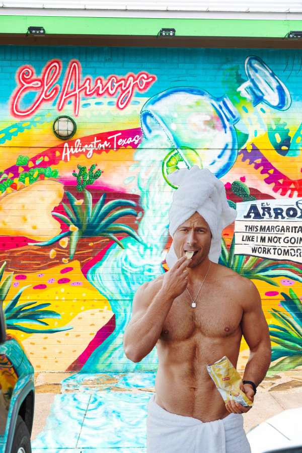 Glen Powell at El Arroyo