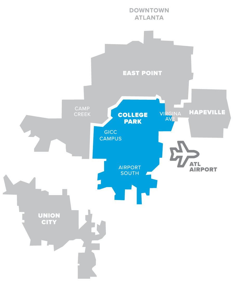 Map of College Park