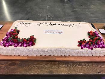 Natl Sports Forum Cake