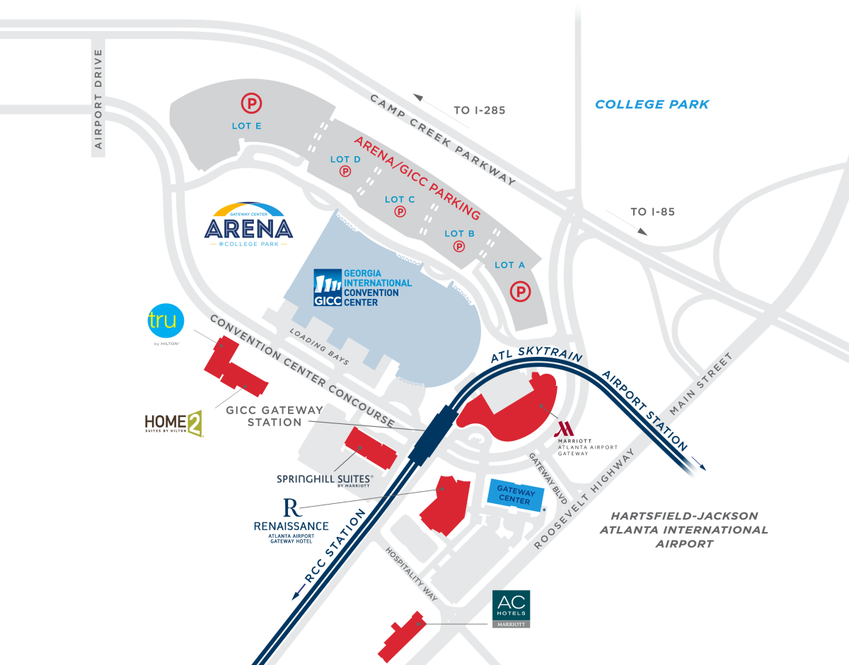Gateway Center Map - April 2024