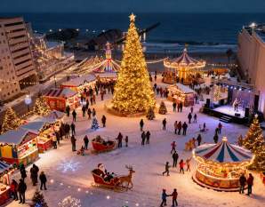 Christmas Village at The Showboat Hotel