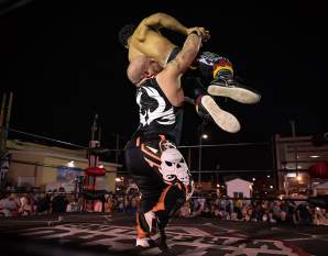 Knee High Knuckle Buster Micro Wrestling