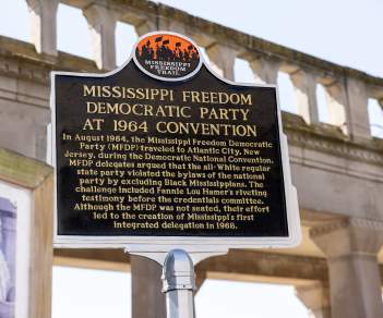 Mississippi Freedom Trail Marker