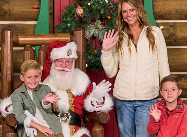 Bass Pro Shop Photo with Santa