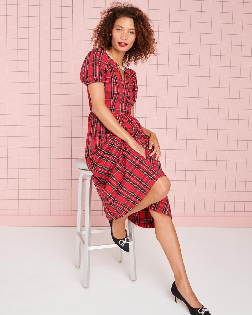 open lace back dress J. Crew Factory Polka Dot Dress Size 4 main image 0