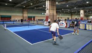 People Playing Pickleball In Atlantic City