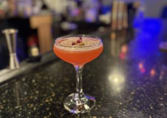 A hand-crafted cocktail at Cardinal Restaurant in Atlantic City, NJ.