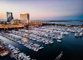 View of the Atlantic City Marina