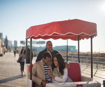 Boardwalk-Couple Rolling Chair