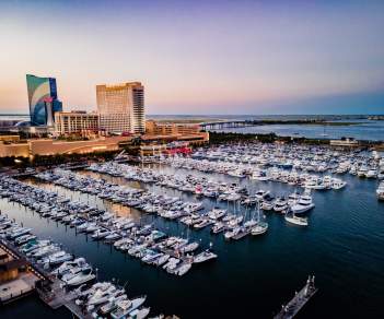 View of the Atlantic City Marina