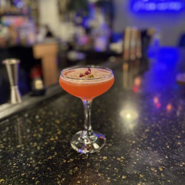 A hand-crafted cocktail at Cardinal Restaurant in Atlantic City, NJ.