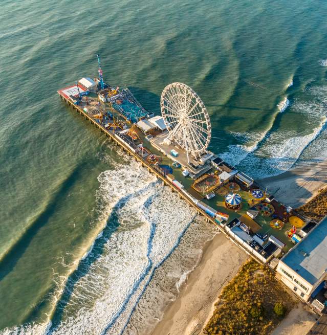 Sunrise Ferris Wheel & Ocean