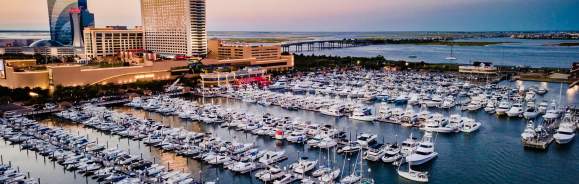 View of the Atlantic City Marina