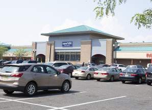 Save A Lot Grocery store and parking lot at Atlantic City's Renaissance Plaza.