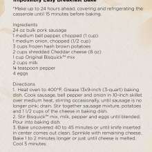 Breakfast Casserole