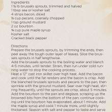 Maple Bacon Brussels Sprouts