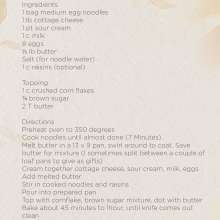 Sweet Noodle Kugel