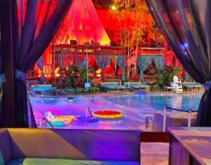 pool at night