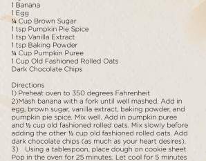 Chocolate Chip Pumpkin Oatmeal Cookies