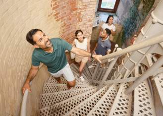 Absecon Lighthouse Interior with talent