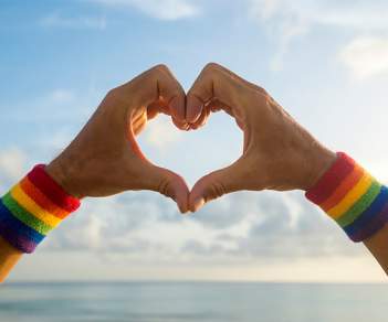 pride hands heart