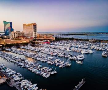 View of the Atlantic City Marina