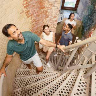 Absecon Lighthouse Interior with talent