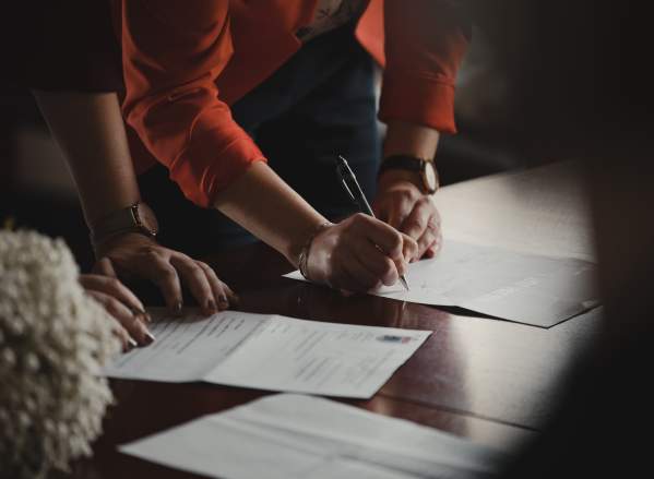 Signing Paperwork