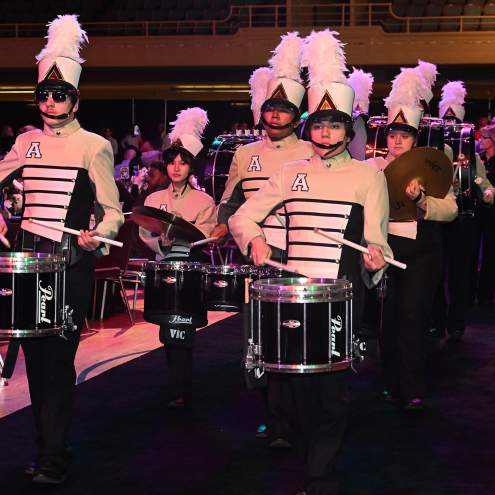 Marching Band procession at the 2025 Atlantic City Host Awards.