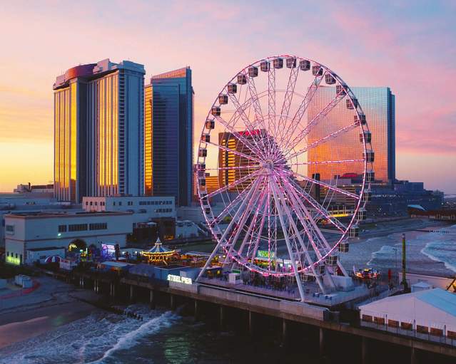Steel Pier with The Wheel